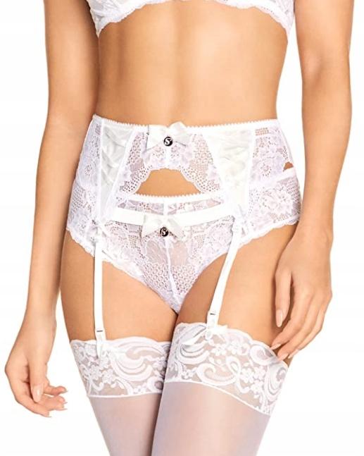 aM351 LACE WEDDING GARTER BELT SYLVIE BEPPINA S