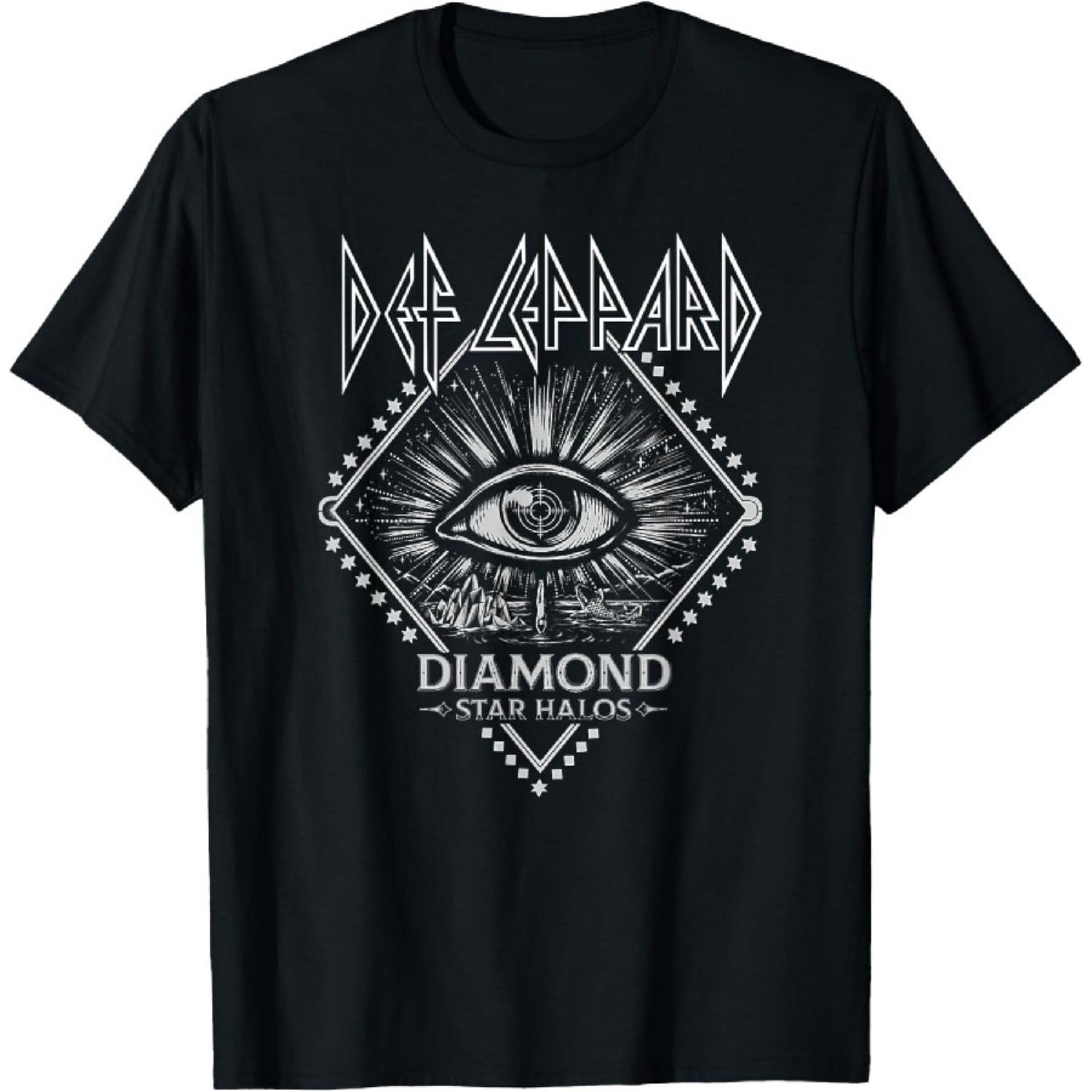 Футболка Def Leppard Black Diamond - Мужская Маленький размер S