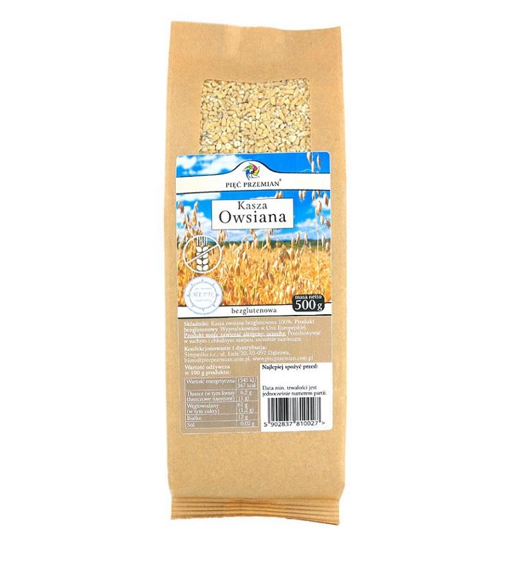 Glutenfreie Haferkerne 500 g - Piąty Przemiany