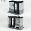 1603A Prison Standard Room Small Room Prison Children Assembled Building Block Accessories Toy Prisoners
