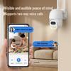 Icsee Wireless 5X Zoom 360° Panoramic Rotating Camera for Indoor/Outdoor Home Use