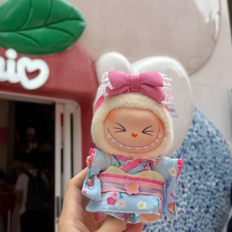 

17 см кукла Лабубу кукла кимоно платье платье-переодевание платье куклы Лабубу Rabubuwa kimono