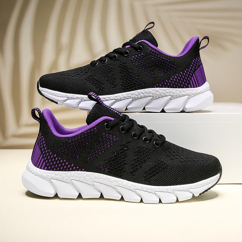 Women Large Size 42 Lightweight Breathable Mesh Shoes Fashion Casual All Wear Anti-slip Sports Shoes Summer Platform Training