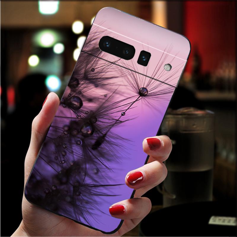 Phone Case For Google Pixel 10 9 Pro XL 9A 8 7 6 Pro Pixel 8A 7A 6A Pixel 8 7 6 5 Infinity On Purple Art