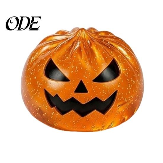 Halloween Party Favors 1/6Pcs Dumpling Stress Relief Toy, Devil Pumpkin Eyeball Skeleton Squeeze Gadget Anxiety Reduction Dough Bun Fidget Toy