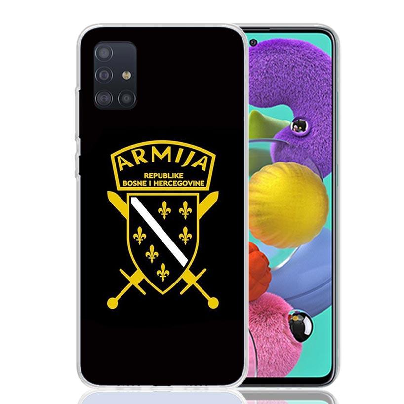 Bosnia And Herzegovina Flag Phone Case For Samsung Galaxy A52 A32 A22 A12 A02S A50S A30S A51 A31 AA71 Note 20 Ultra 10 S10 Plus
