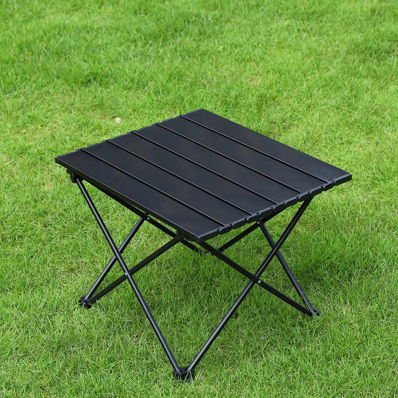 OEING Portable Aluminum Roll-Up Camping Table