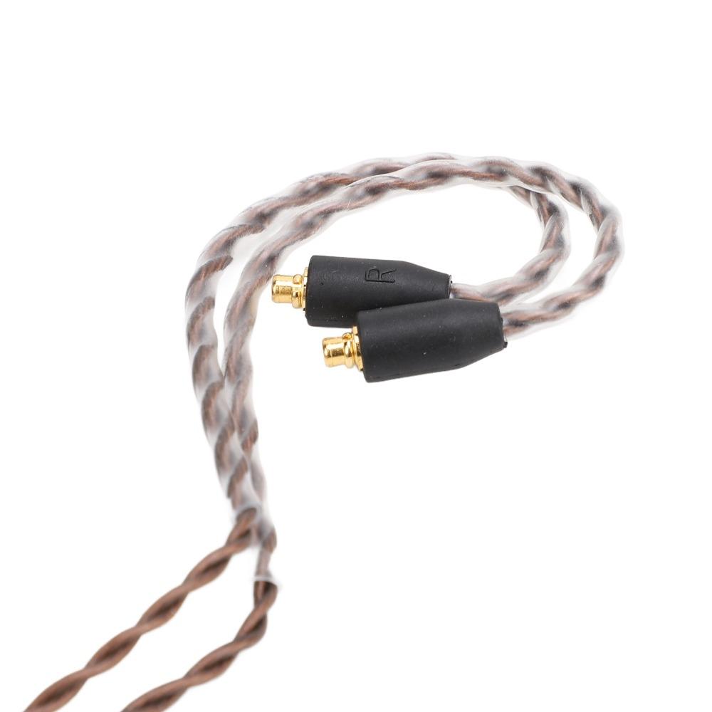 Plug and Play 4 Strands Woven Earphone Cable for SE535 UE900 for TINHIFI T2 for WESTONE ES10