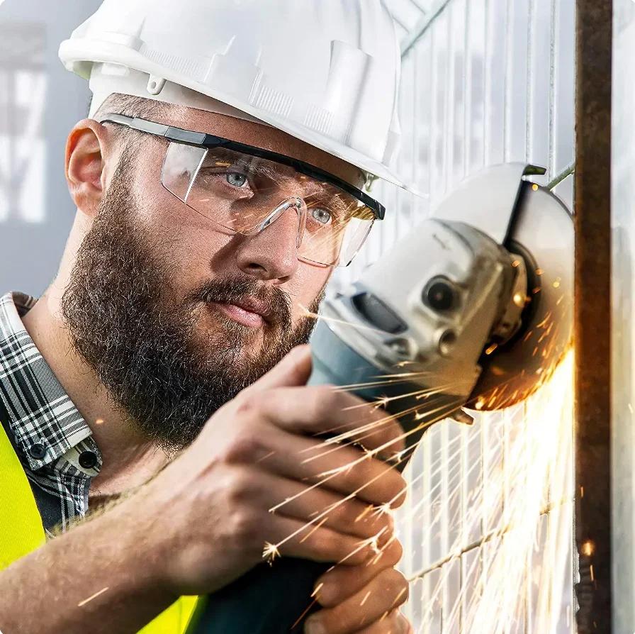 2Pairs Goggles Of Anti-Splash  Windproof And Dustproof Laboratory Industrial Riding Safety Goggles Men's And Women's Glasses