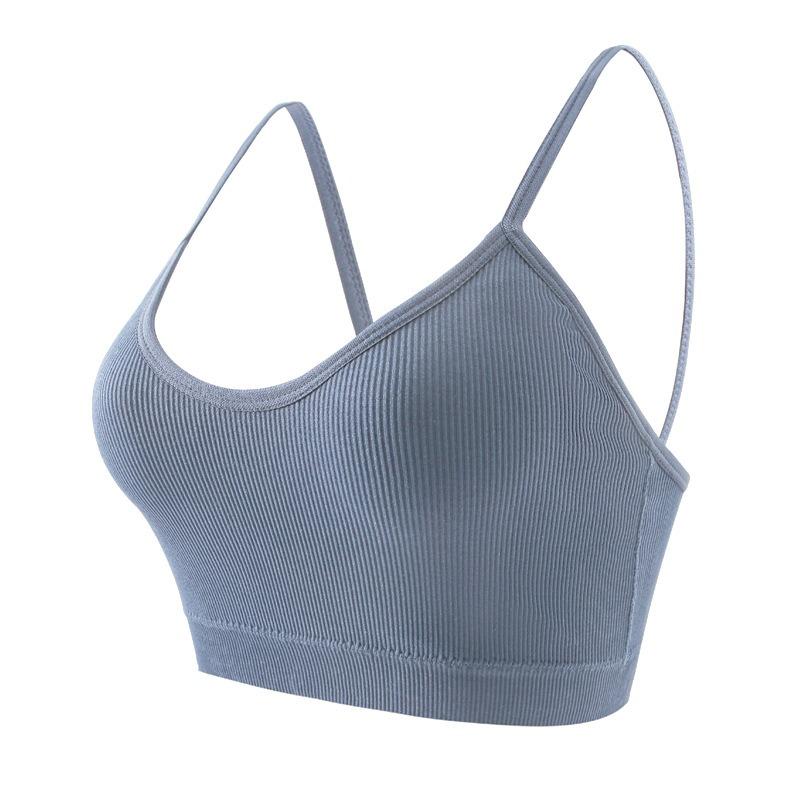 Plus Size Outerwear Integrated Camisole Sports Bra For Women Yoga Fitness