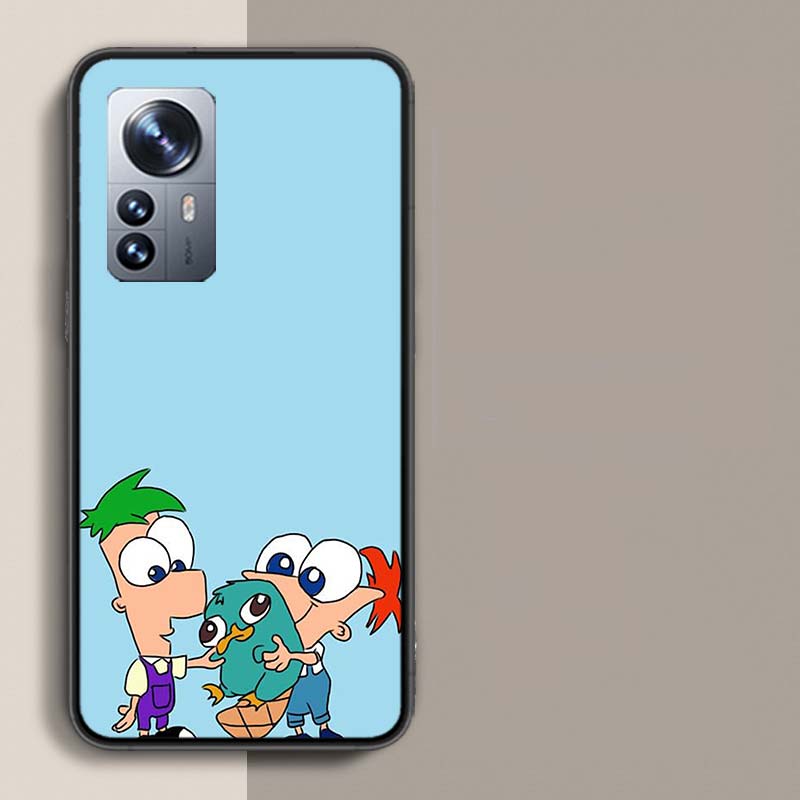 Cartoon Perry The Platypus Phone Case For Redmi Note 13 Pro Plus 14 Pro+ 12S 12 11S 11T 11E 11 10S 10 9S 9 Xiaomi Capa TPU