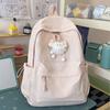 Schoolbag New Japanese Schoolbag Ins Style Niche High Value Candy Color Embroidered Backpack Junior High School Students Lightweight Backpack