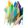 Färgade naturliga gåsfjäder 4-6 tums bulkfjädrar för hantverkssmycken huvudbonad bröllopsfest karnevalplymdekoration