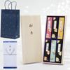 [Comes with a Carrying Bag] [Flower Journey 6-Fragrance Assortment - Japanese Flowers] Incense Set, Very Low Smoke Type, In a Paulownia Wood Box, with