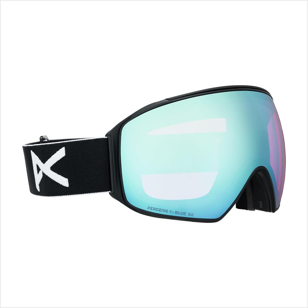 ANON Unisex M4 Low Bridge Fit Goggles in (Toric) Black/Blue