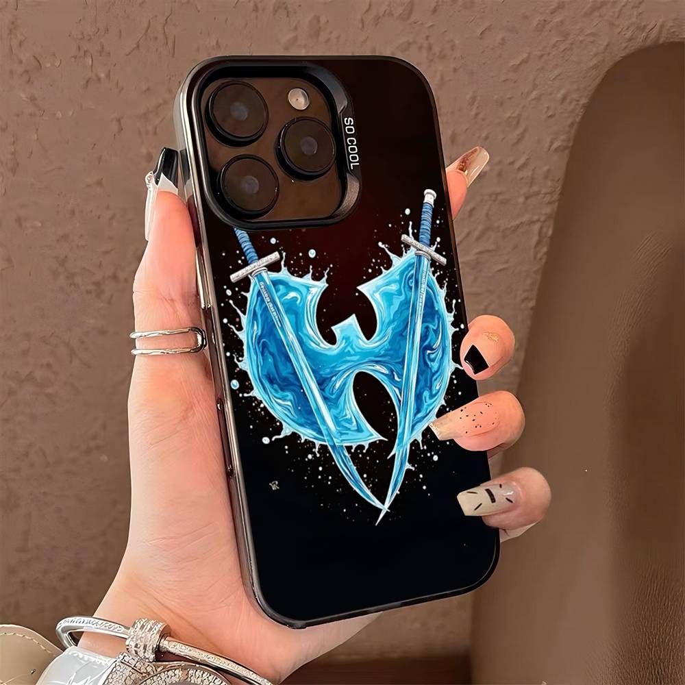 W-wu T-tang Clan Hip-hop Music Group Phone Case For IPhone 16 15 14 13 12 11 Pro Max 17 Plus Colorful Cover