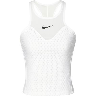 Canotta da tennis da donna Court Dri-FIT Slam Solid Top Bianco DV3047-100