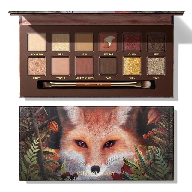 PERFECT DIARY - Explorer Eyeshadow Palette - Red Fox