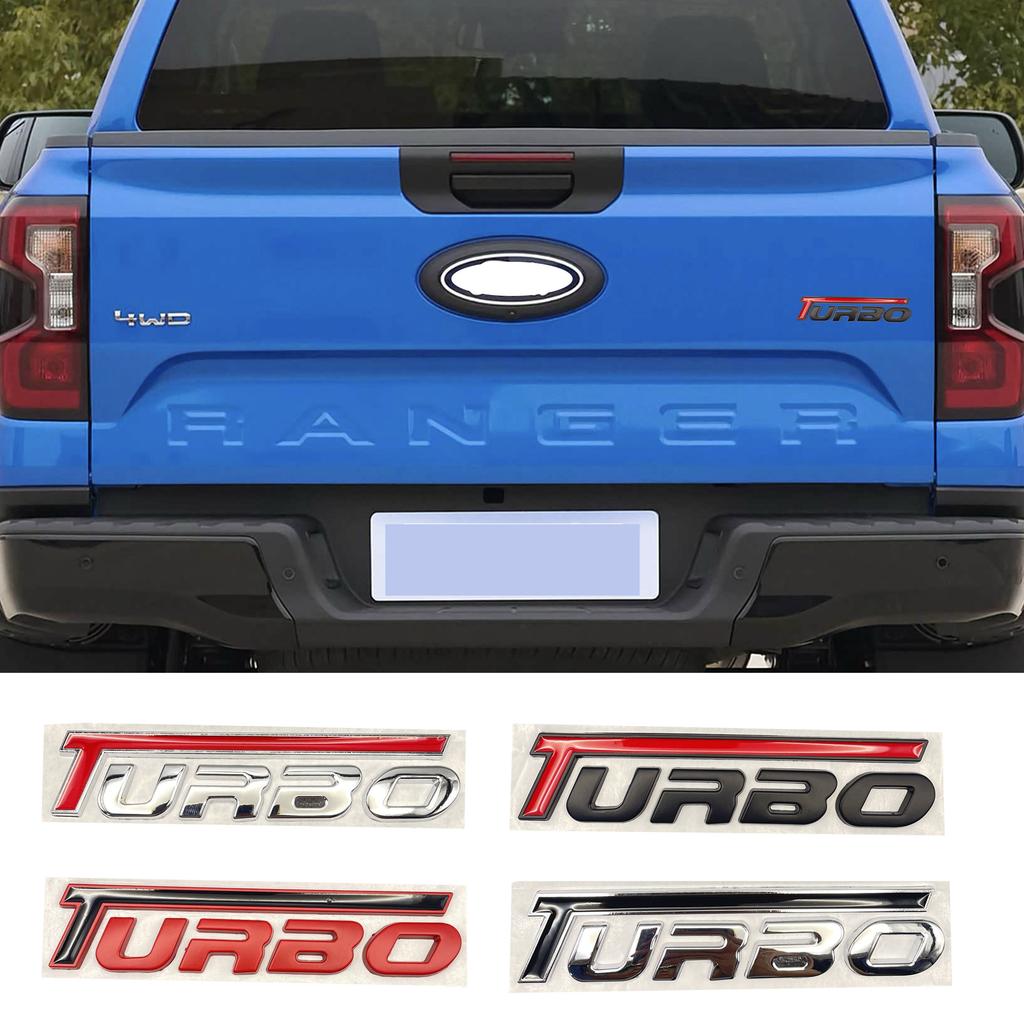Auto Styling Neues Design Bunt Turbo 3D Metall Zinklegierung Universal Kotflügel Emblem Heckklappe Abzeichen Aufkleber