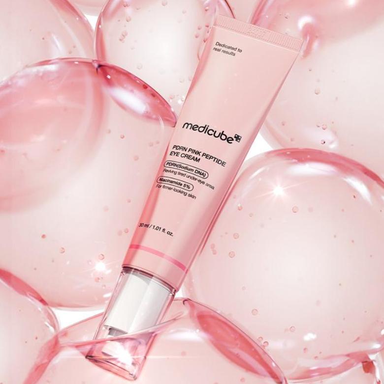 Medicube PDRN Pink Peptide Eye Cream 30ml Firming & Brightening Anti-Aging Eye Care