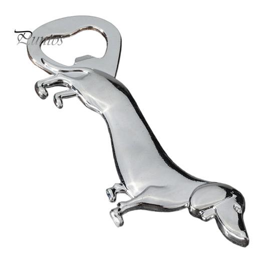 Vintage Bronze Bottle Opener Dachshund Dog Opener, Zinc Alloy Cute Puppy Beer Durable Metal Portable for Kitchen Bar And Home Handheld Tool