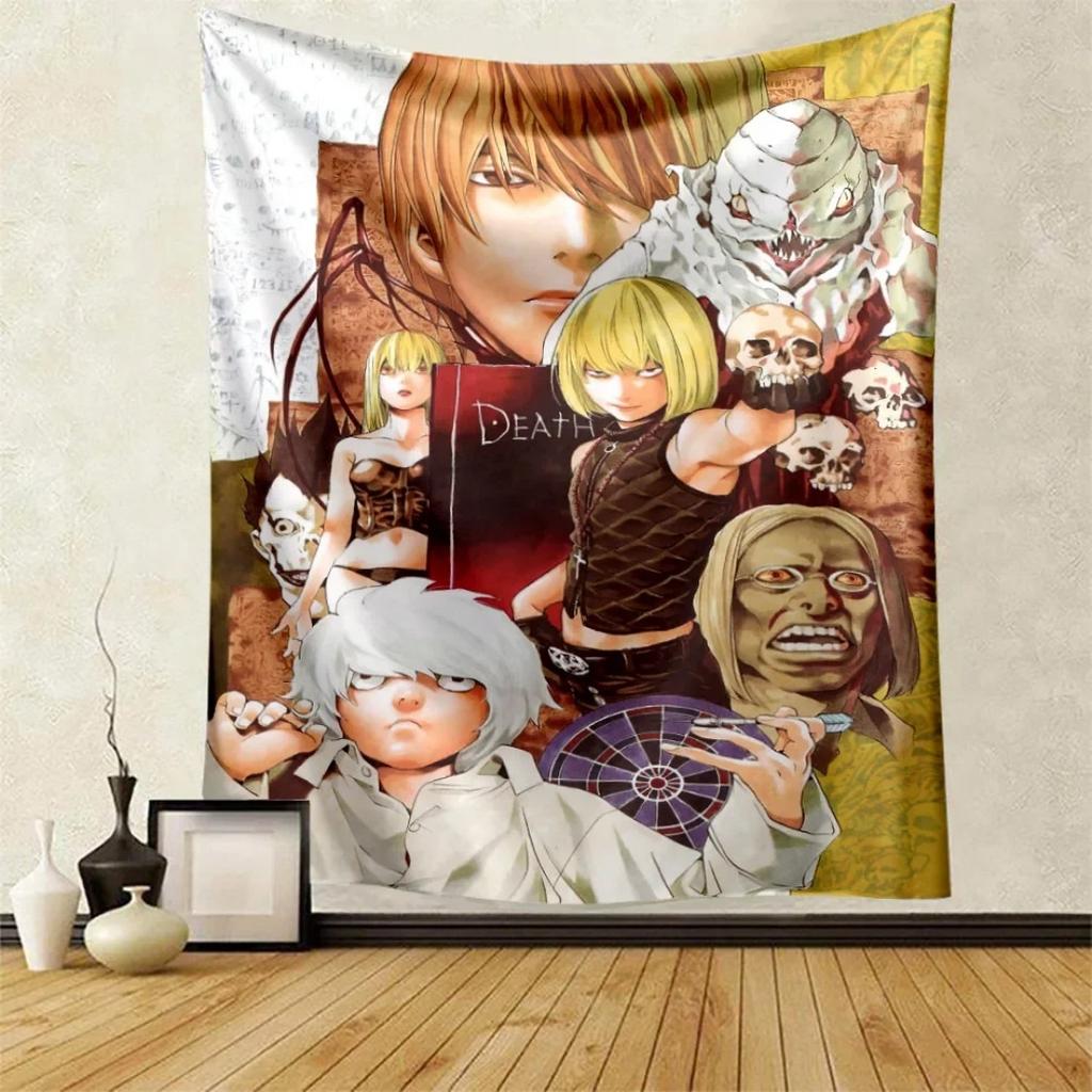 VIKAMA AnimeStyle Room Wall Hanging Tapestry Charming Girl Tapestry Mural Living Room Playroom Wall Decoration