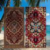 Art Persian Carpet Towel Beach Towel Travel Lightweight Skin Friendly For Pool Beach Camping Cruise Summer