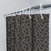 Animal Print Shower Curtain Waterproof Bath Decor Large Size Modern Home Decorative Dark Brown Cow Pattern (180X180Cm)