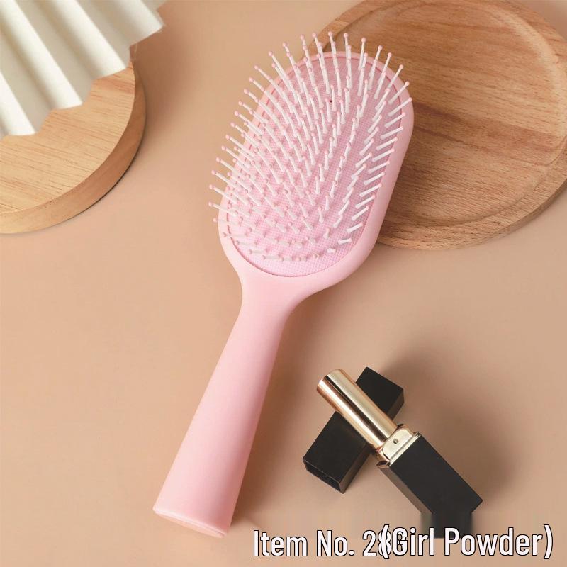 Mermaid Macaron Color Air Cushion Comb: Fluffy, Elastic Massage Comb for Women's Hairdressing, Customizable for Enhanced Hair Care