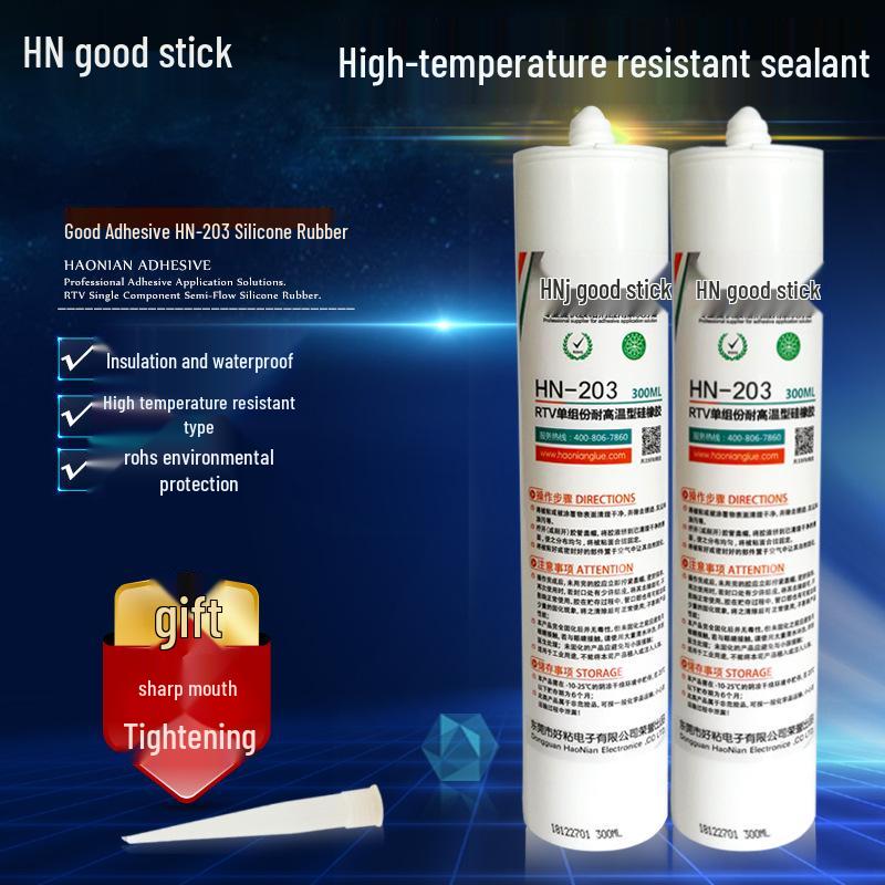 Good Adhesive HN203 High-Temp Red Silicone Sealant