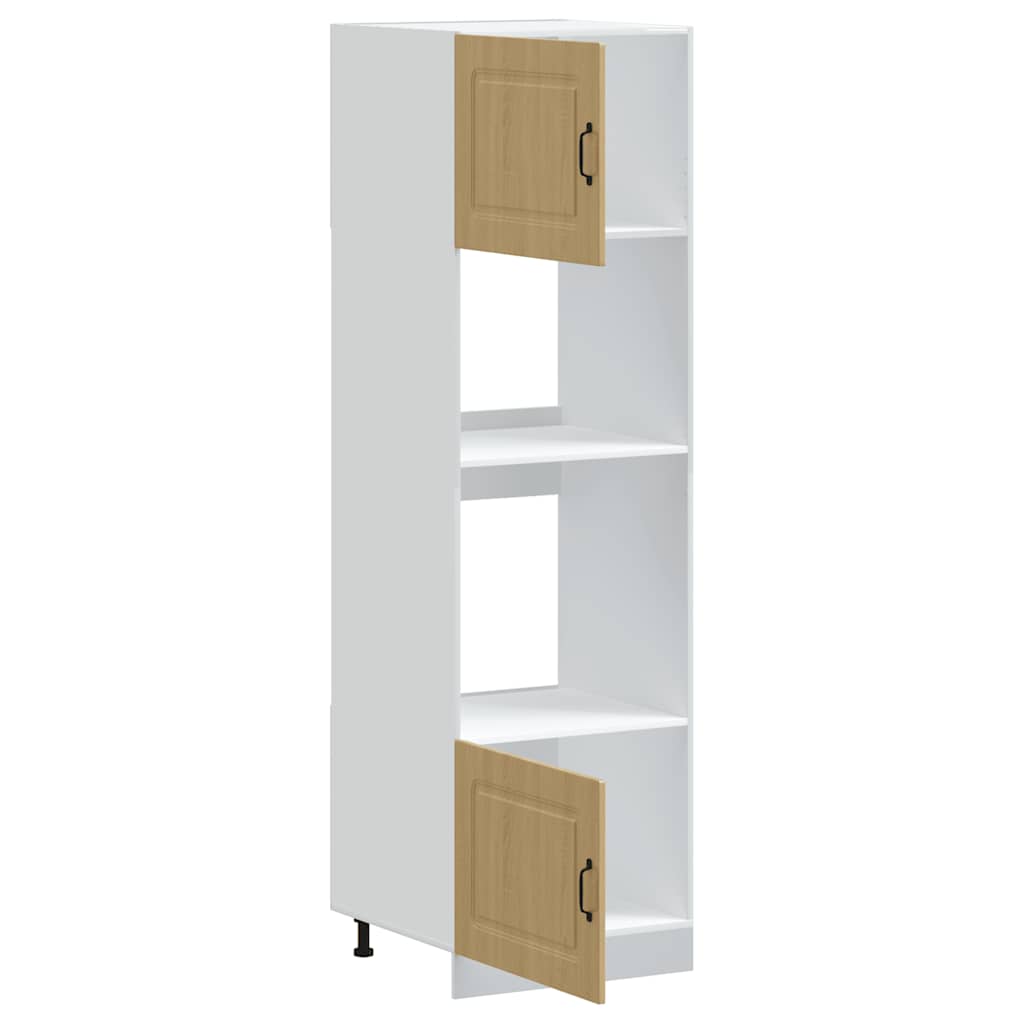 Built In Oven Cabinets 2 Pcs Kalmar Sonoma Oak Wood Based Panel