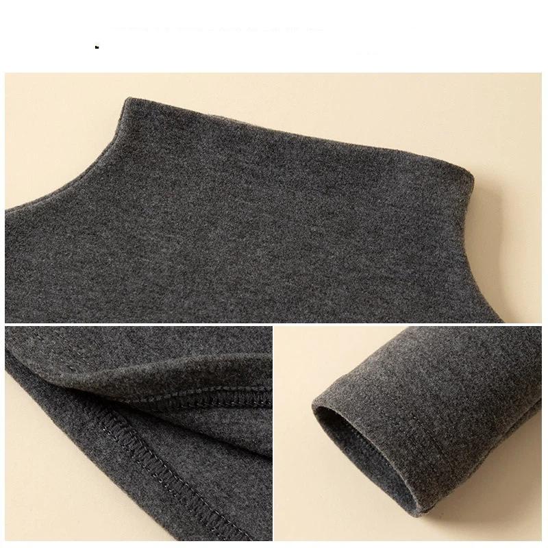 Ladies' Autumn And Winter Warm Inner Half High Neck Base Shirt