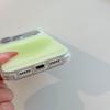 Grüne Herz-Handyhülle im koreanischen Stil, stoßfest, für iPhone 17 Pro Max & 16
