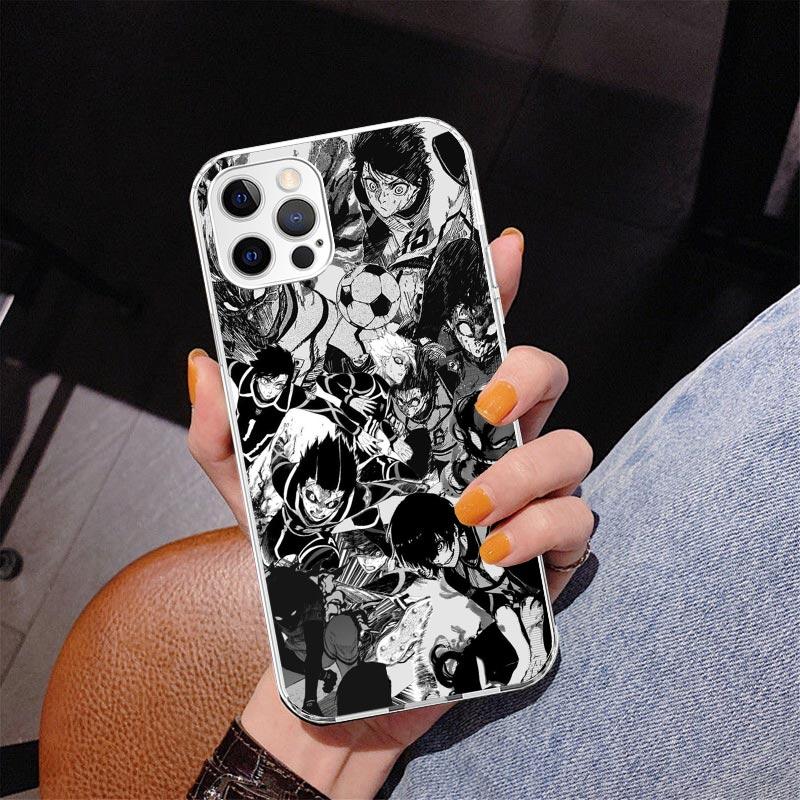 

Чехол для телефона Blue Lock Football Anime для iPhone 17 Air 16 Pro Max 16E 15 + 14 Plus 11 12 13 Mini 7 8 SE Подарок Печатная крышка Fundas iPhone 17 Pro Max