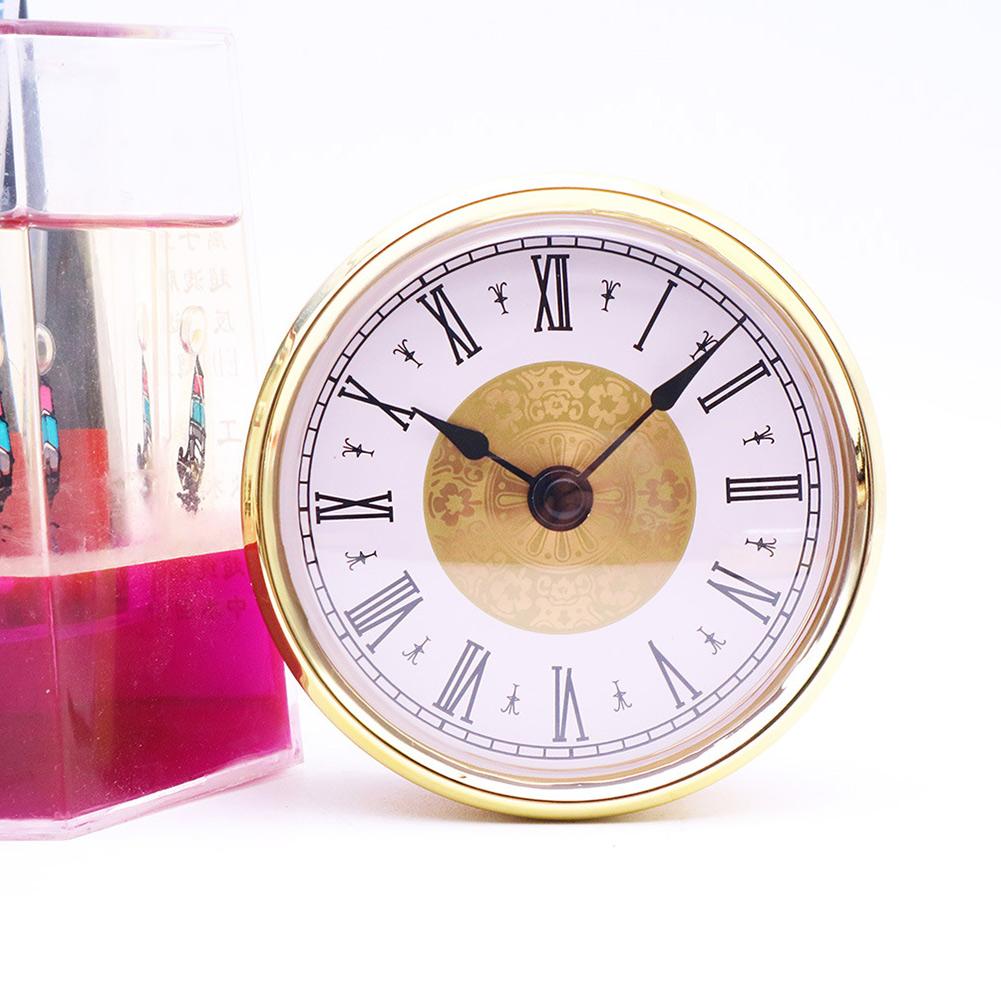 Clear Lens Quartz Clock Insert Mechanism Replacement Metal Plastic