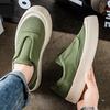 Casual Men's Shoes 2025 New One-pedal Lazy Shoes Cloth Surface Breathable Board Shoes Trendy Versatile Soft-soled Canvas Shoes Men