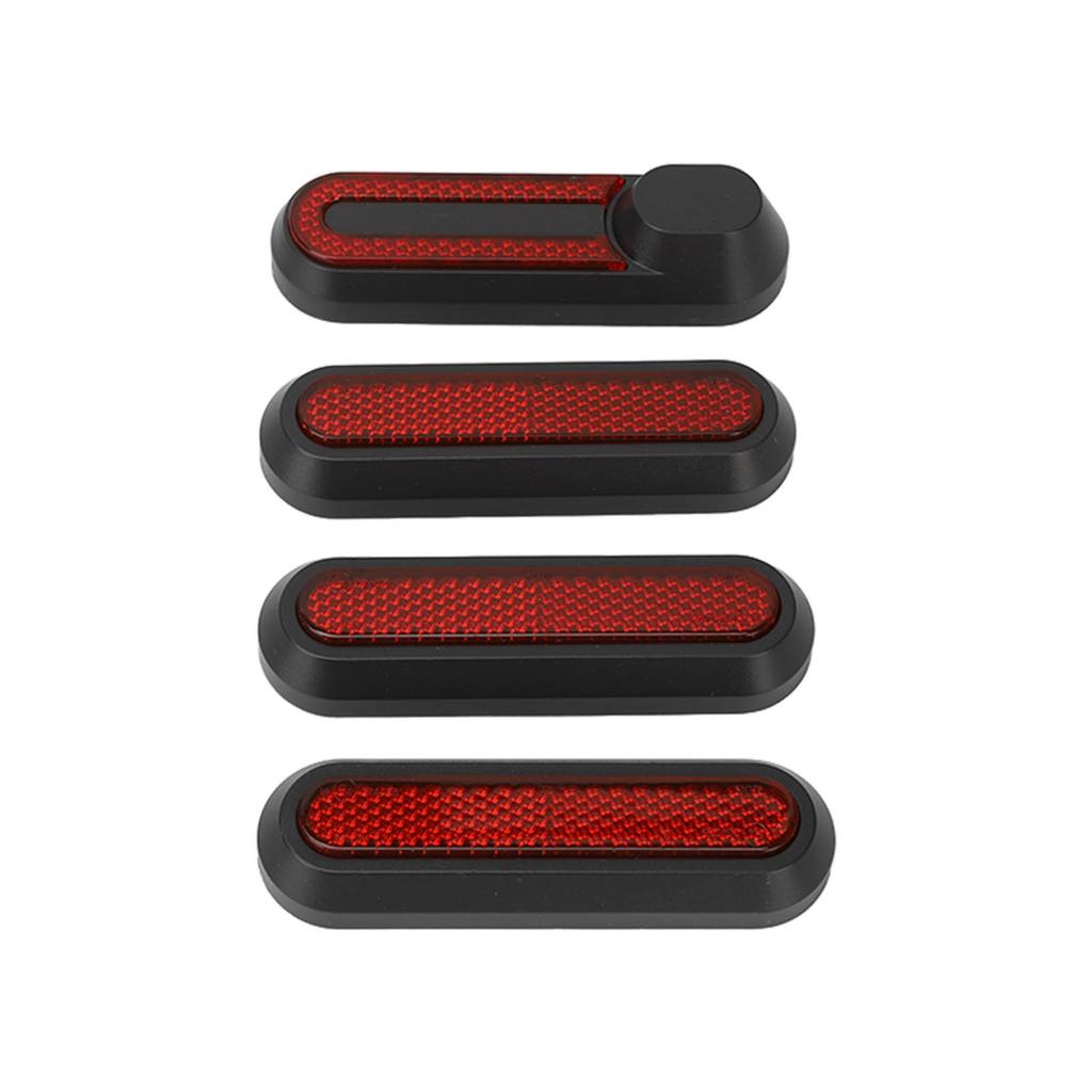 4PCS Scooter Reflective Stickers for Xiaomi Electric Scooter Front Rear Wheel Hub Cover Protective Case