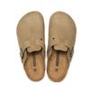 Ciabatte Mules Classiche a Punta Chiusa per Uomo con Sughero Scarpe Birken Stock Zoccoli Boston Ciabatte in Sughero Uomo Pantofole da Spiaggia in Scamosciato Uomo