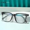 VICKY Men's Anti Blue Light Reading Glasses Brand Design Myopia Prescription Glasses Men Simple Optical Eyewear Glasses Frame