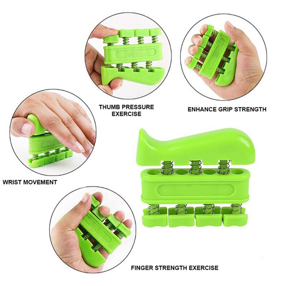 1PC Hand Grip Finger Trainer Strengthener Two-Way Spring Adjustable Size Power Training Piano Guitar Finger Exercise Equipment Home