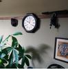 Santel Japanese Made EU Style Classical Wall Clock Antique Brown (Roman Letters) QL675-R