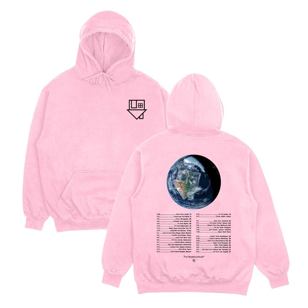 The Neighbourhood The Wourld Tour 2026 Mikiny Hip Hop Wiped Out! Grafický streetwear na 10. výročie pre ženy a mužov, ležérne pulóvre