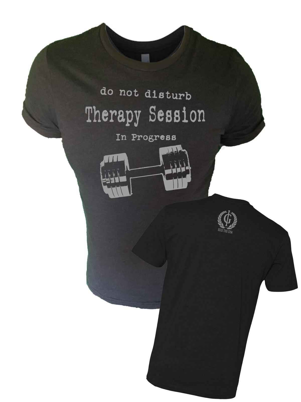 Iron Gods Therapy Session Workout T-shirt Mens Gym Shirt Gym Outfit Gym Clothing M