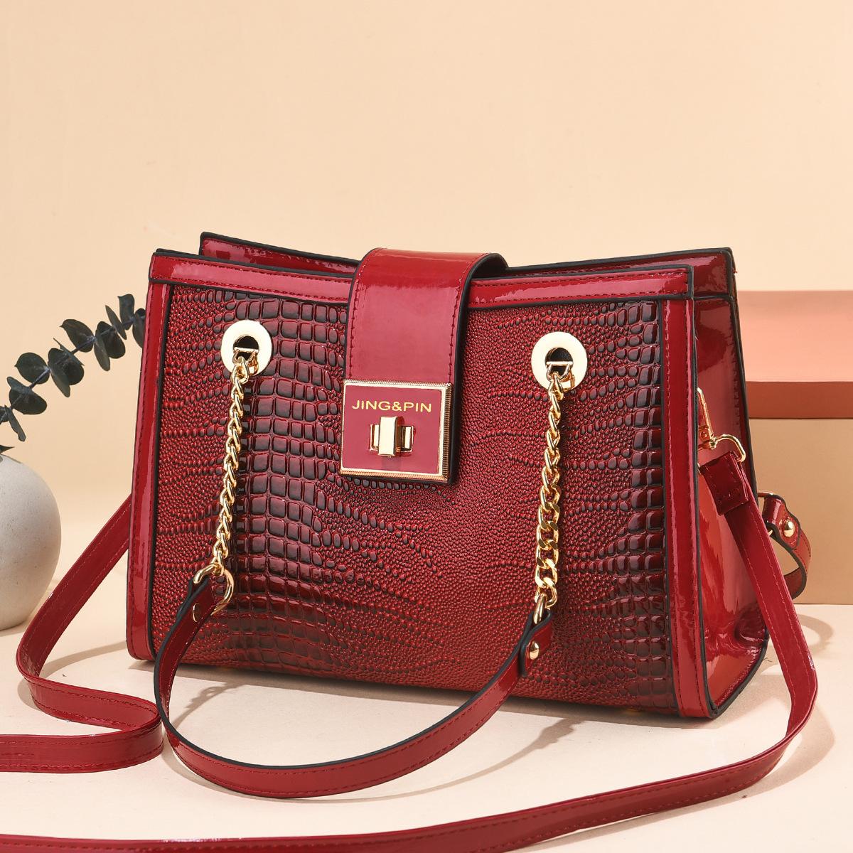 

Высококачественная женская сумка с цепочкой, модный тренд, новый стиль, женская сумка через плечо, женская сумка через плечо для мам 30x11x31cm