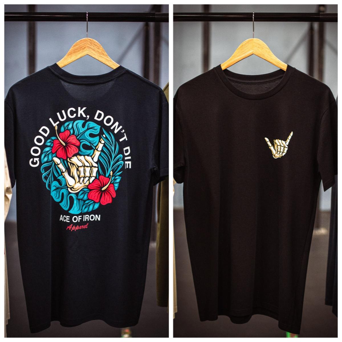 

2025 Summer New Y2K Top T-shirt B Good Luck Premium T-Shirt Range FashionLoose Men s and Women s Large Size Oversize T-shirt 4XL