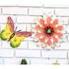Hot Sale Vakker 3D Blomsterdekorasjon 2025 Ny Metall Tusenfryd Vegghengsdekorasjon Egnet Husholdningsport Anheng Dekorativ