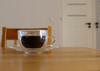 CUP AND SAUCER DOUBLE-WALLED THERMAL MUG 250ml FOR COFFEE AND TEA