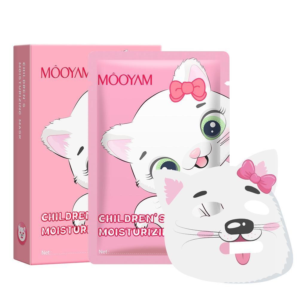 5pcs/Pack Moisturizing Children s Face Mask Hydrating Hydrating Face Mask For Children Cat
