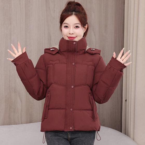 Cotton clothes women's autumn and winter new small short thickened design warm cotton clothes jacket women's clothing