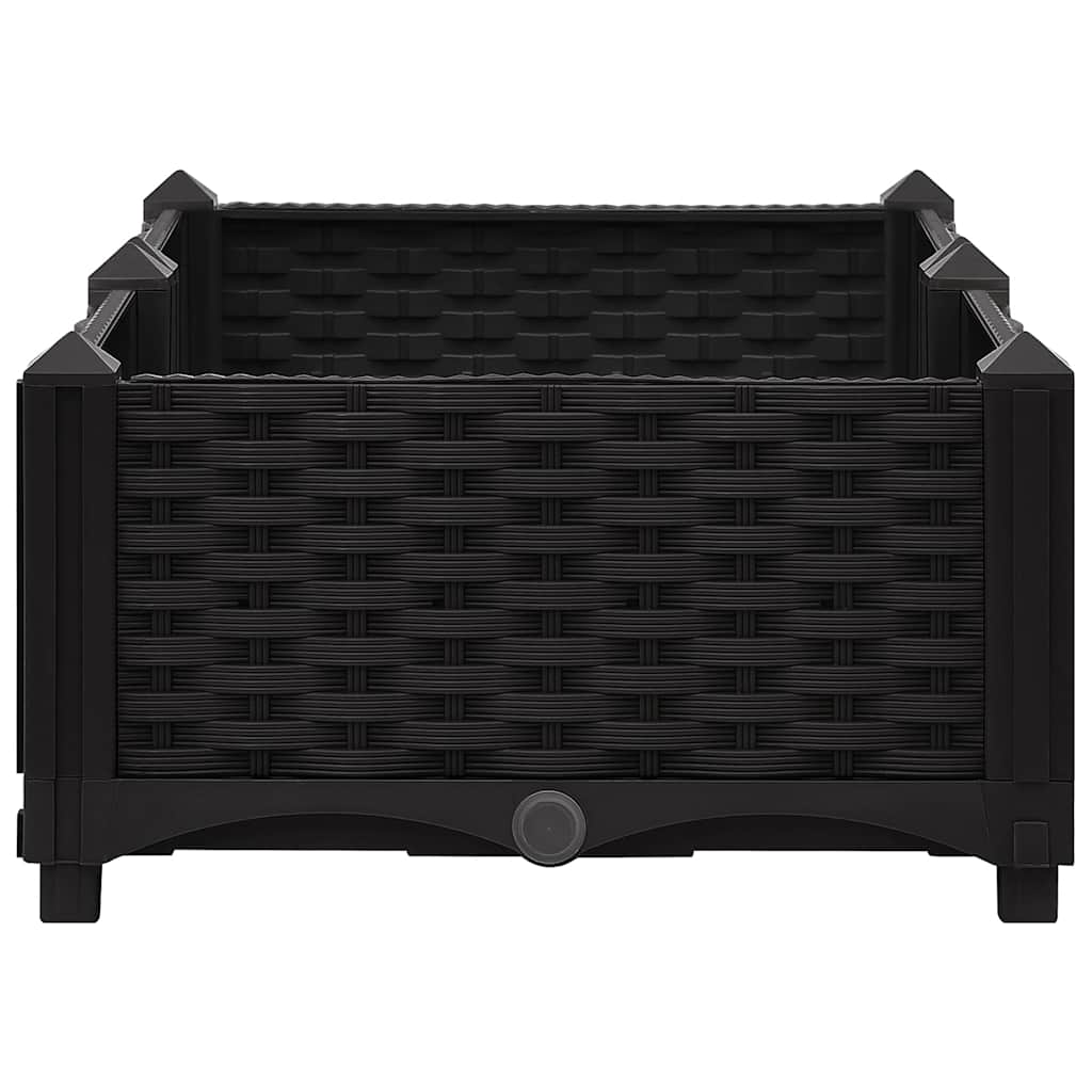 Vidaxl Donica Do Podniesionej Rabaty, 80X40X23 Cm, Polipropylen